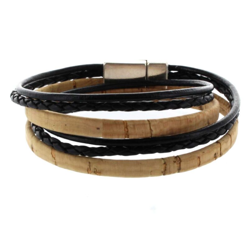 Bild von   korkarmband  cm mit zwei schnjpg | Individuelle 🎁 persönliche 🎁 personalisierte Geschenke bedruckt ▪ bestickt ▪ graviert