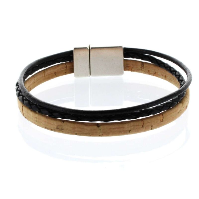 Bild von   korkarmband  cm mit zwei schnjpg | Individuelle 🎁 persönliche 🎁 personalisierte Geschenke bedruckt ▪ bestickt ▪ graviert
