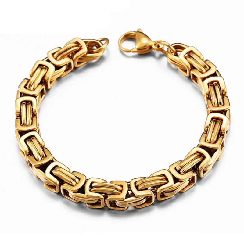 Bild von   edelstahlarmband goldfarbigjpg | Individuelle 🎁 persönliche 🎁 personalisierte Geschenke bedruckt ▪ bestickt ▪ graviert