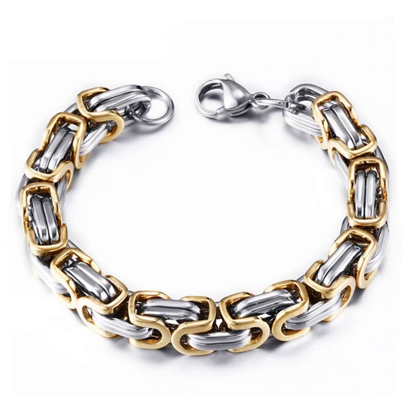 Bild von   edelstahlarmband silber goldjpg | Individuelle 🎁 persönliche 🎁 personalisierte Geschenke bedruckt ▪ bestickt ▪ graviert