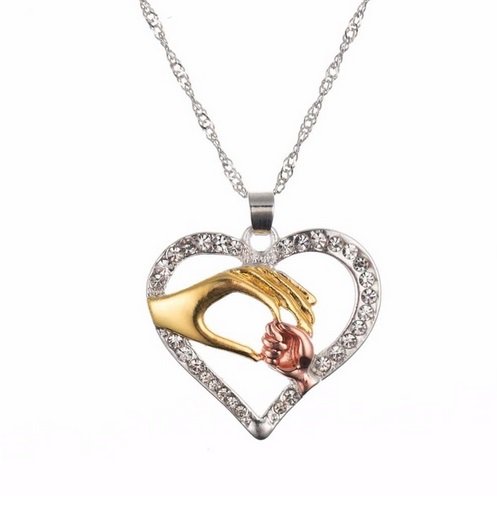 Bild von   mutter und kind halskettejpg | Individuelle 🎁 persönliche 🎁 personalisierte Geschenke bedruckt ▪ bestickt ▪ graviert