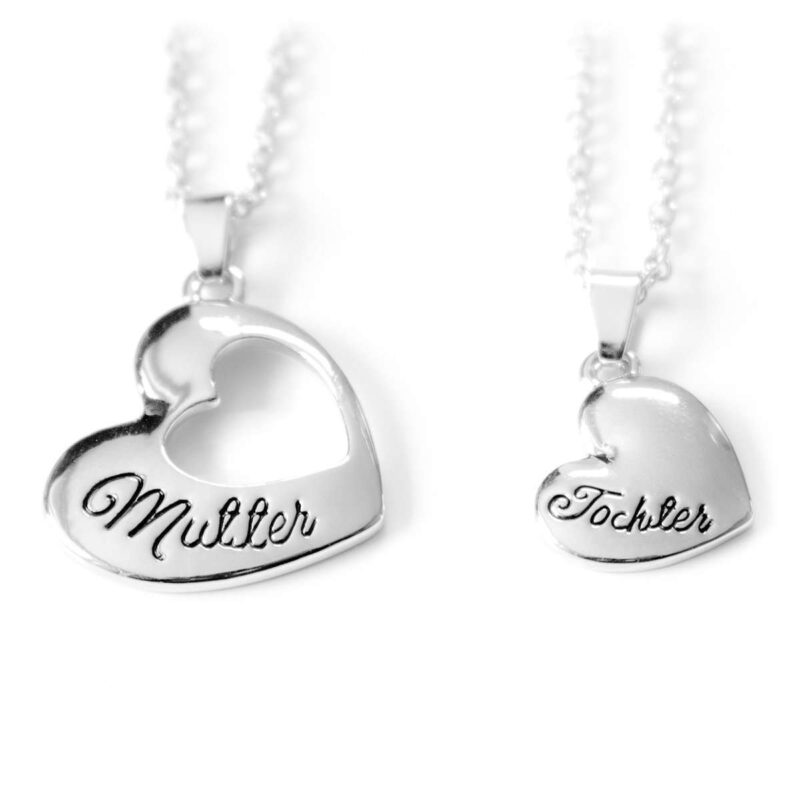 Bild von   mutter und tochter halskettejpg | Individuelle 🎁 persönliche 🎁 personalisierte Geschenke bedruckt ▪ bestickt ▪ graviert