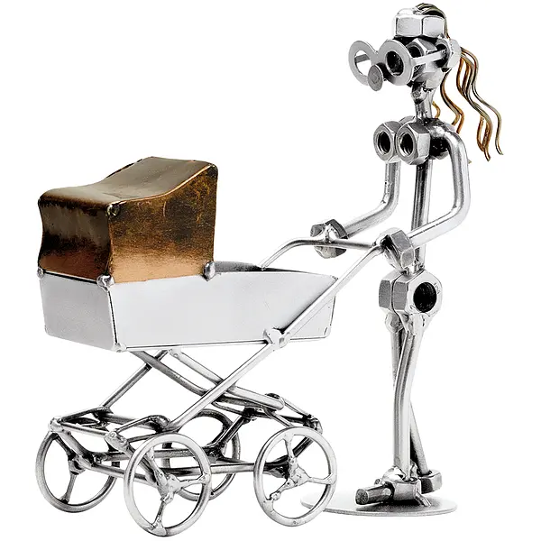Bild von   schraubenmaennchen frau mit kijpg | Individuelle 🎁 persönliche 🎁 personalisierte Geschenke bedruckt ▪ bestickt ▪ graviert