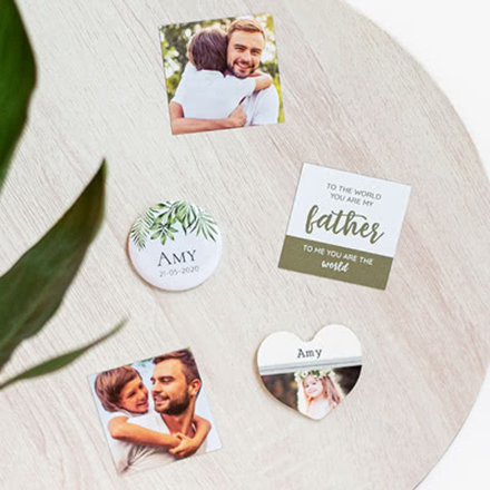 Bild von   foto magnet herz er setjpg | Individuelle 🎁 persönliche 🎁 personalisierte Geschenke bedruckt ▪ bestickt ▪ graviert