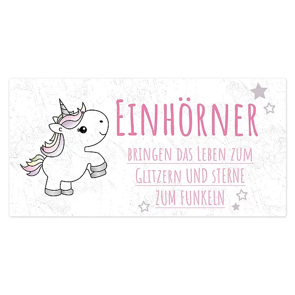 Bild von   geschenk fuer einhornliebhaberjpg | Individuelle 🎁 persönliche 🎁 personalisierte Geschenke bedruckt ▪ bestickt ▪ graviert