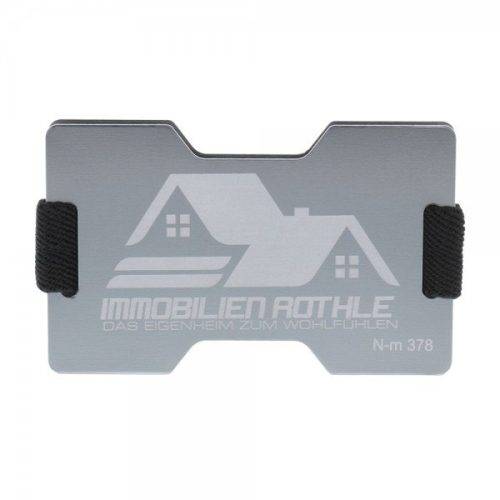 301W SALE - RFID Kartenhalter aus Aluminium (Gravurmaß 70x30 mm)