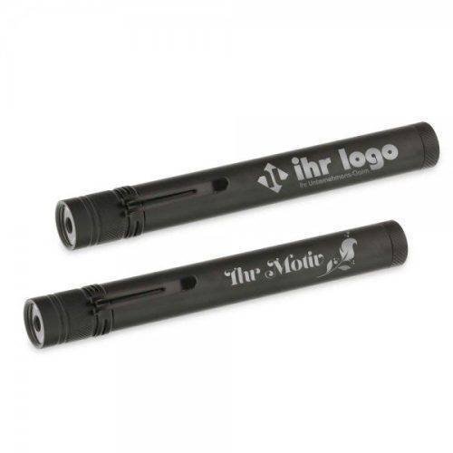 Lasergravierte Taschenlampe mit Magnet (Gravurmaß 80x10 mm)