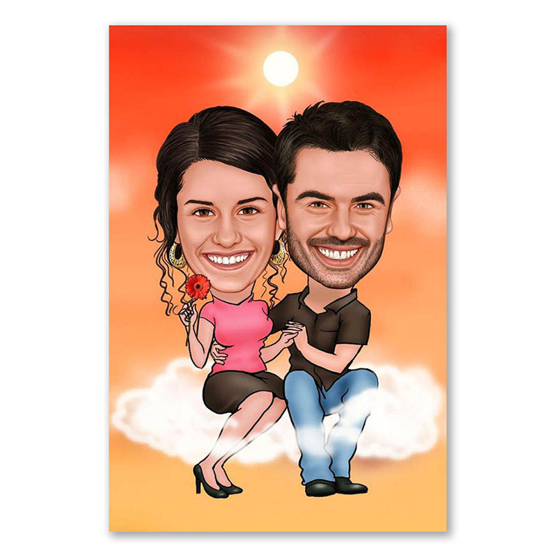 Bild von   erstellung karikatur wolke beijpg | Individuelle 🎁 persönliche 🎁 personalisierte Geschenke bedruckt ▪ bestickt ▪ graviert