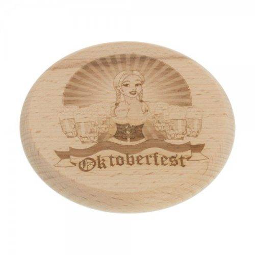 Bierglasdeckel aus Buche (Gravurmaß Ø100 mm)