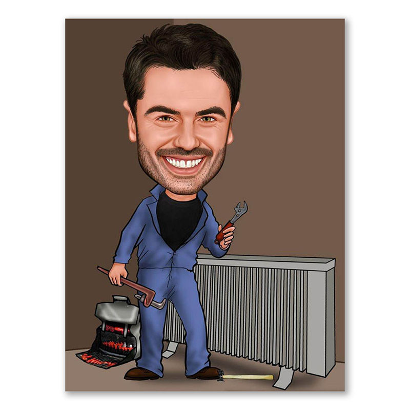 Bild von   erstellung karikatur installatjpg | Individuelle 🎁 persönliche 🎁 personalisierte Geschenke bedruckt ▪ bestickt ▪ graviert