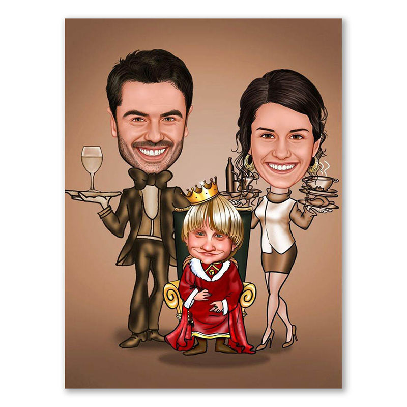 Bild von   erstellung karikatur der koenijpg | Individuelle 🎁 persönliche 🎁 personalisierte Geschenke bedruckt ▪ bestickt ▪ graviert