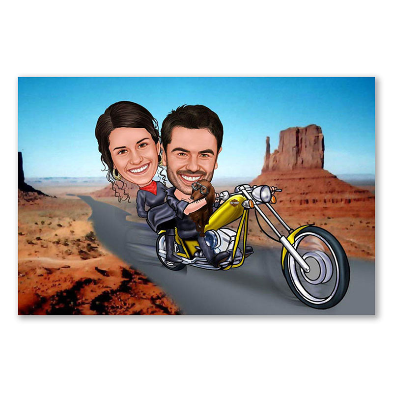 Bild von   erstellung karikatur tour im vjpg | Individuelle 🎁 persönliche 🎁 personalisierte Geschenke bedruckt ▪ bestickt ▪ graviert