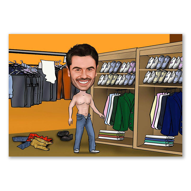 Bild von   erstellung karikatur tucke cajpg | Individuelle 🎁 persönliche 🎁 personalisierte Geschenke bedruckt ▪ bestickt ▪ graviert
