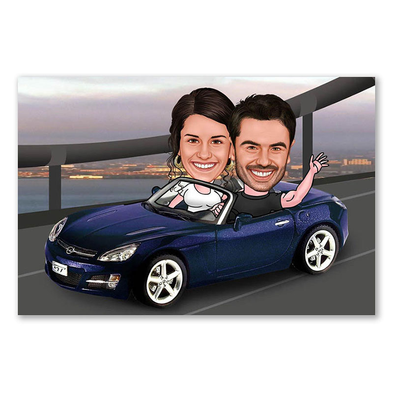 Bild von   erstellung karikatur brueckenfjpg | Individuelle 🎁 persönliche 🎁 personalisierte Geschenke bedruckt ▪ bestickt ▪ graviert