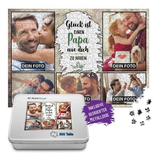 Bild von   foto puzzle fuer den papa gljpg | Individuelle 🎁 persönliche 🎁 personalisierte Geschenke bedruckt ▪ bestickt ▪ graviert