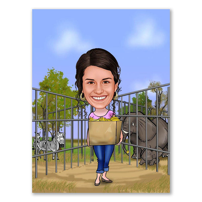 Bild von   erstellung karikatur lunchpackjpg | Individuelle 🎁 persönliche 🎁 personalisierte Geschenke bedruckt ▪ bestickt ▪ graviert