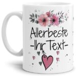 Bild von   tasse mit spruch allerbestejpg | Individuelle 🎁 persönliche 🎁 personalisierte Geschenke bedruckt ▪ bestickt ▪ graviert