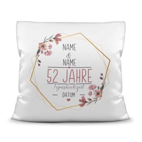 Bild von   hochzeitstag kissen topashocjpg | Individuelle 🎁 persönliche 🎁 personalisierte Geschenke bedruckt ▪ bestickt ▪ graviert