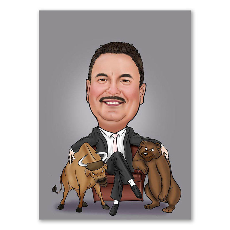 Bild von   erstellung karikatur boerse lijpg | Individuelle 🎁 persönliche 🎁 personalisierte Geschenke bedruckt ▪ bestickt ▪ graviert