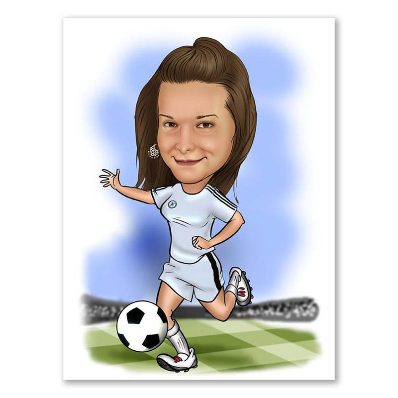 Bild von   erstellung karikatur flinke fujpg | Individuelle 🎁 persönliche 🎁 personalisierte Geschenke bedruckt ▪ bestickt ▪ graviert