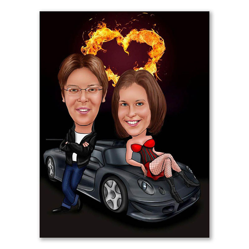 Bild von   erstellung karikatur heisses hjpg | Individuelle 🎁 persönliche 🎁 personalisierte Geschenke bedruckt ▪ bestickt ▪ graviert
