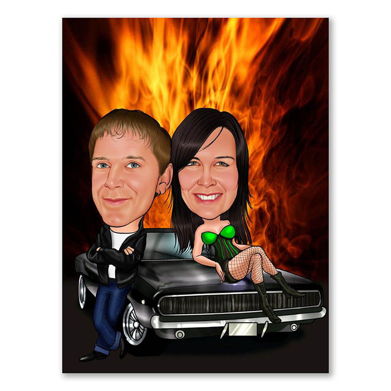 Bild von   erstellung karikatur heisse mojpg | Individuelle 🎁 persönliche 🎁 personalisierte Geschenke bedruckt ▪ bestickt ▪ graviert
