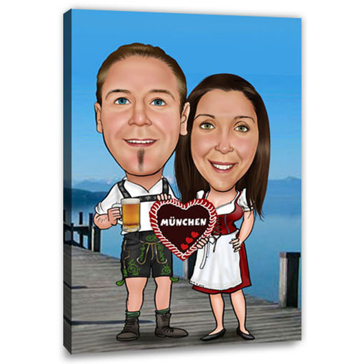Bild von   erstellung karikatur oktoberfejpg | Individuelle 🎁 persönliche 🎁 personalisierte Geschenke bedruckt ▪ bestickt ▪ graviert