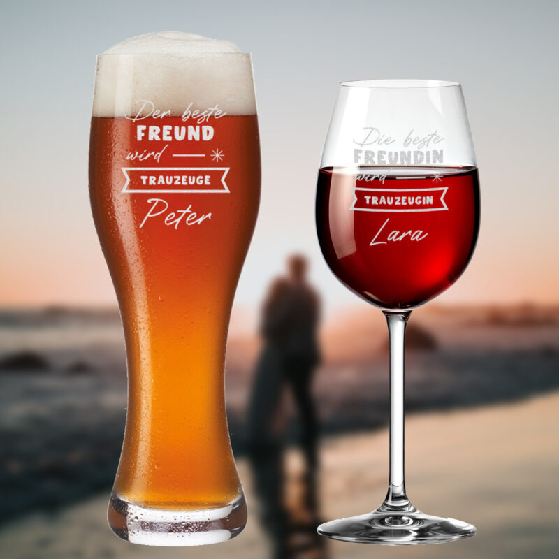 Bild von   weizenbierglas und weinglas imjpg | Individuelle 🎁 persönliche 🎁 personalisierte Geschenke bedruckt ▪ bestickt ▪ graviert