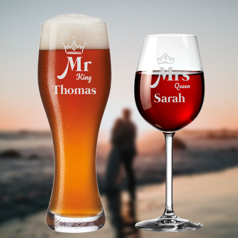 Bild von   weizenbierglas und weinglas imjpg | Individuelle 🎁 persönliche 🎁 personalisierte Geschenke bedruckt ▪ bestickt ▪ graviert