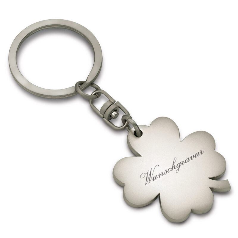 Bild von   schluesselanhaenger kleeblattjpg | Individuelle 🎁 persönliche 🎁 personalisierte Geschenke bedruckt ▪ bestickt ▪ graviert