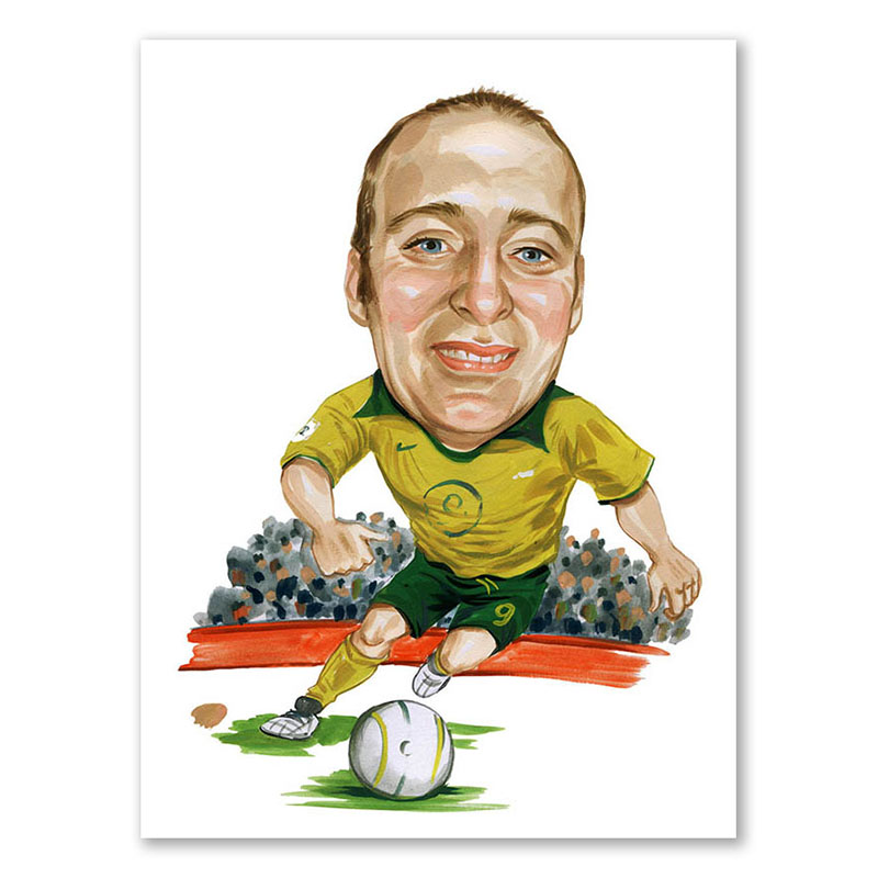 Bild von   erstellung karikatur fussballejpg | Individuelle 🎁 persönliche 🎁 personalisierte Geschenke bedruckt ▪ bestickt ▪ graviert