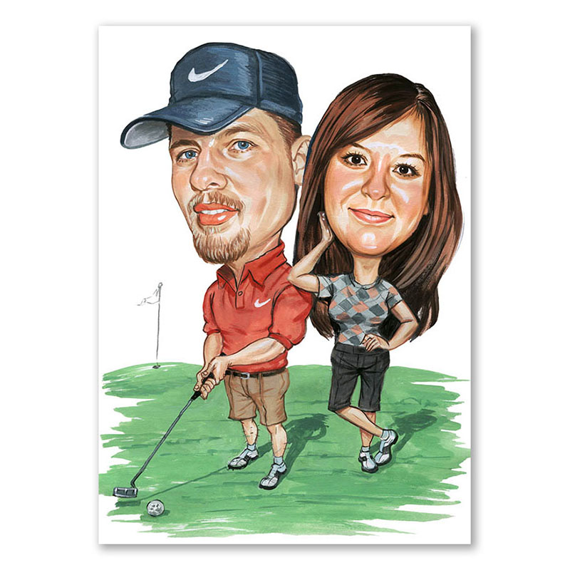 Bild von   erstellung karikatur zu zweitjpg | Individuelle 🎁 persönliche 🎁 personalisierte Geschenke bedruckt ▪ bestickt ▪ graviert