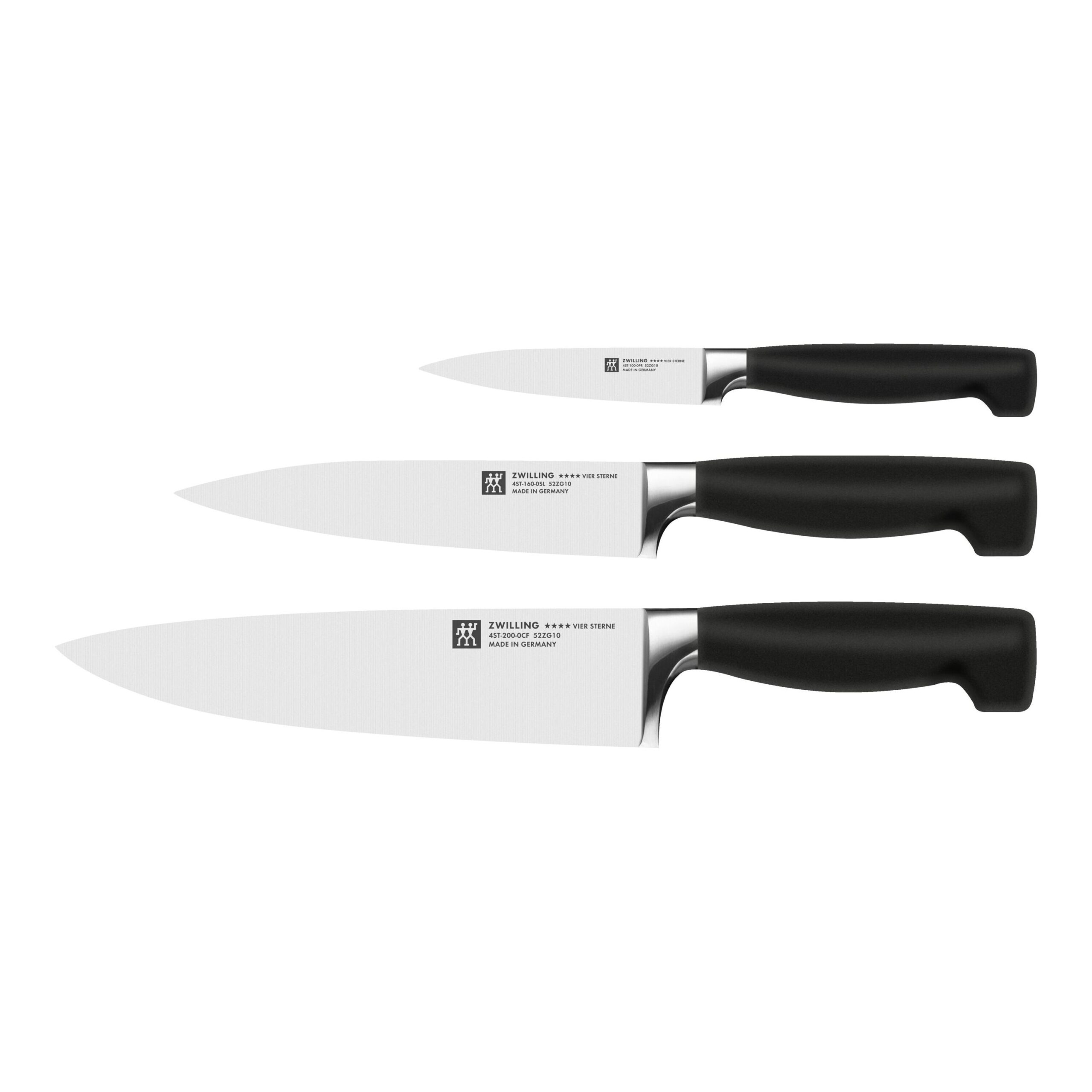 ZWILLING **** VIER STERNE Messerset 3-tlg