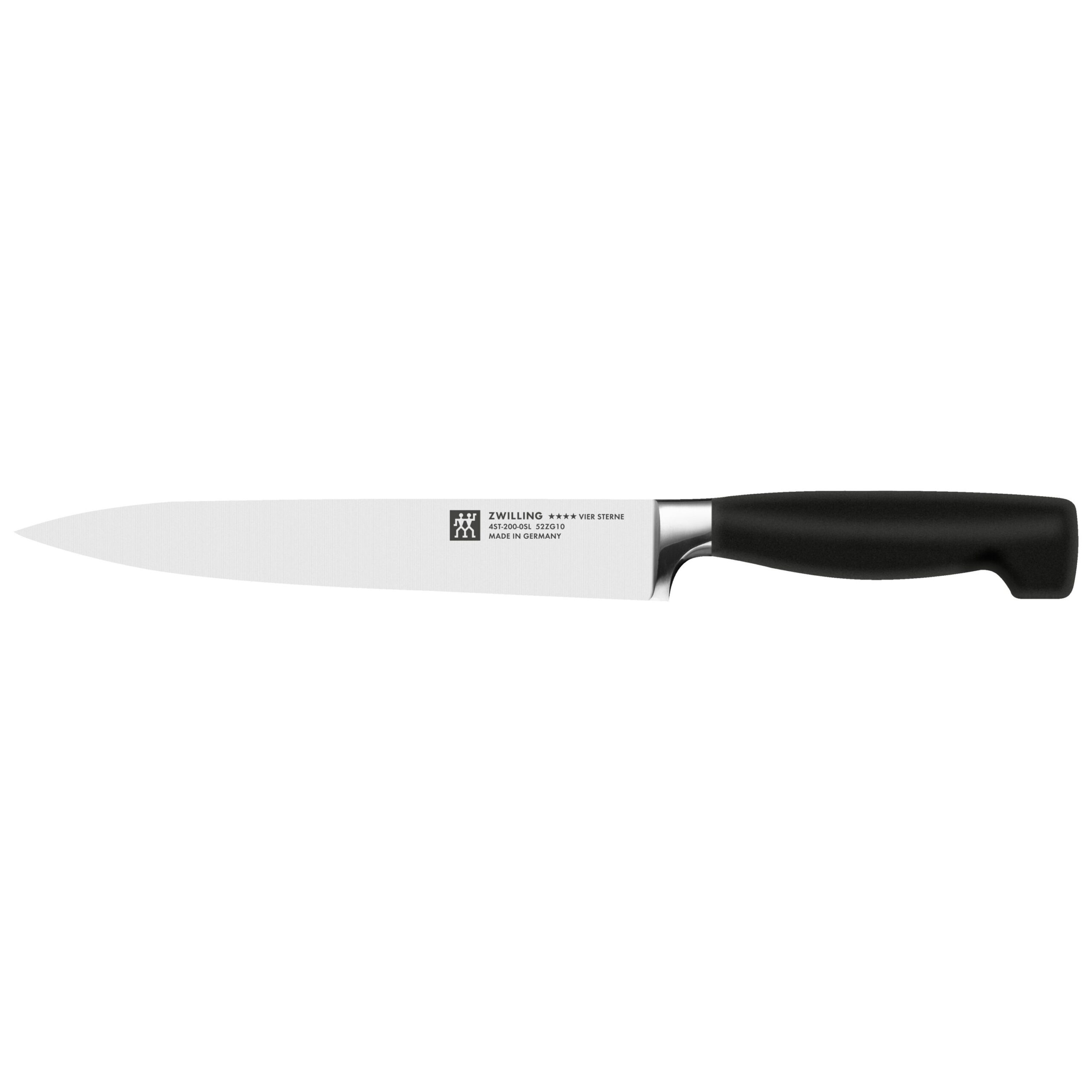 ZWILLING **** VIER STERNE Fleischmesser 20 cm, Glattschliff