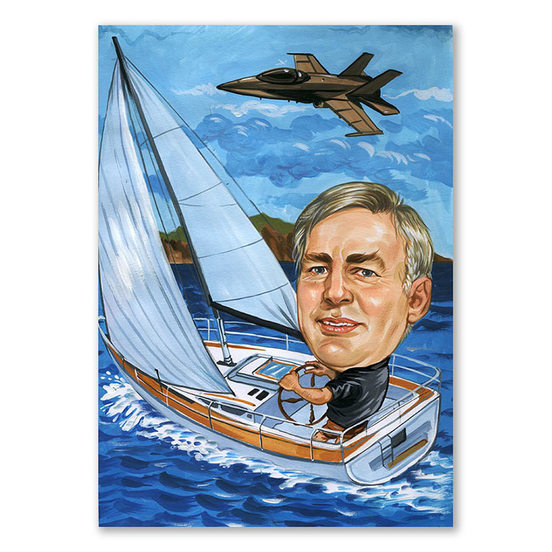 Bild von   erstellung karikatur kuestensejpg | Individuelle 🎁 persönliche 🎁 personalisierte Geschenke bedruckt ▪ bestickt ▪ graviert