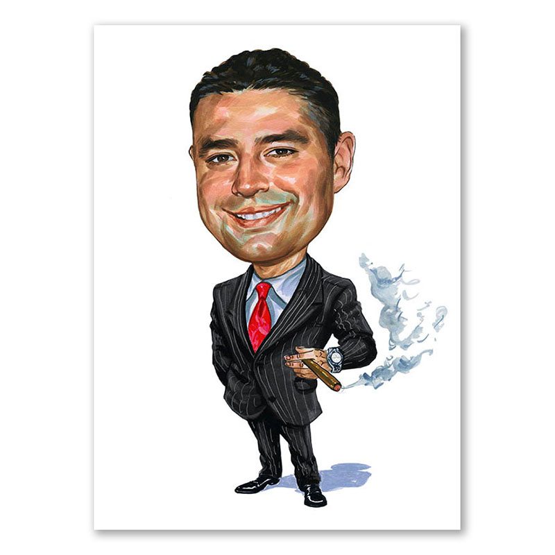 Bild von   erstellung karikatur geschaeftjpg | Individuelle 🎁 persönliche 🎁 personalisierte Geschenke bedruckt ▪ bestickt ▪ graviert