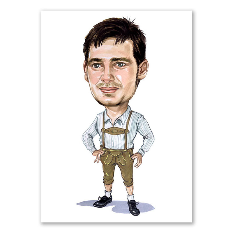 Bild von   erstellung karikatur mann in ljpg | Individuelle 🎁 persönliche 🎁 personalisierte Geschenke bedruckt ▪ bestickt ▪ graviert