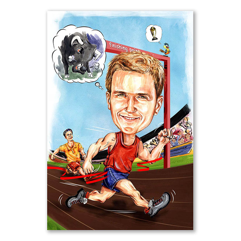 Bild von   erstellung karikatur schwarz gjpg | Individuelle 🎁 persönliche 🎁 personalisierte Geschenke bedruckt ▪ bestickt ▪ graviert