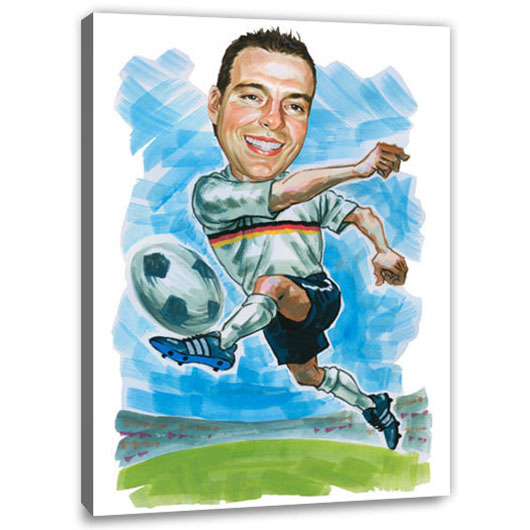 Bild von   erstellung karikatur fussballsjpg | Individuelle 🎁 persönliche 🎁 personalisierte Geschenke bedruckt ▪ bestickt ▪ graviert