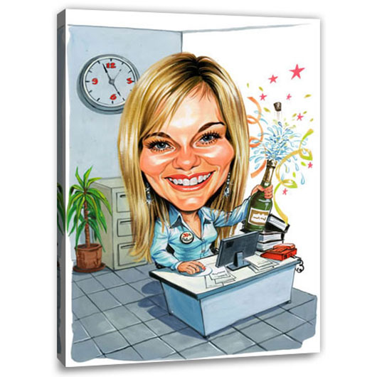 Bild von   erstellung karikatur feierlaunjpg | Individuelle 🎁 persönliche 🎁 personalisierte Geschenke bedruckt ▪ bestickt ▪ graviert