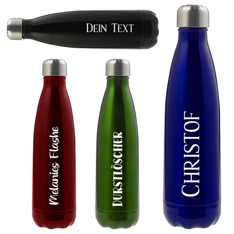 Bild von   trinkflasche  ml dein wunpng | Individuelle 🎁 persönliche 🎁 personalisierte Geschenke bedruckt ▪ bestickt ▪ graviert