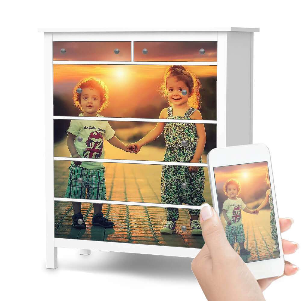 Bild von   hemnes  schubladen selbst gjpg | Individuelle 🎁 persönliche 🎁 personalisierte Geschenke bedruckt ▪ bestickt ▪ graviert