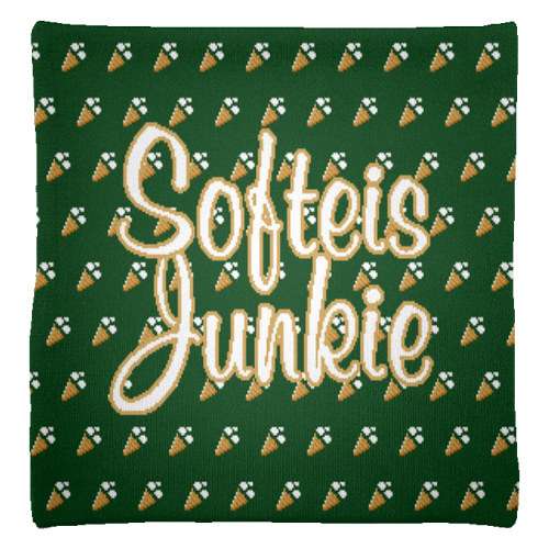 Bild von   kissenbezug softeis junkiejpg | Individuelle 🎁 persönliche 🎁 personalisierte Geschenke bedruckt ▪ bestickt ▪ graviert