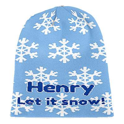 Bild von   beanie schneejpg | Individuelle 🎁 persönliche 🎁 personalisierte Geschenke bedruckt ▪ bestickt ▪ graviert