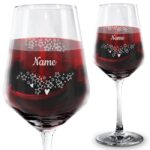 Bild von   rotweinglas sterne mit namjpg | Individuelle 🎁 persönliche 🎁 personalisierte Geschenke bedruckt ▪ bestickt ▪ graviert