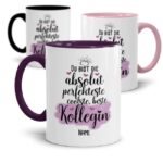 Bild von   tasse mit name fuer die bestejpg | Individuelle 🎁 persönliche 🎁 personalisierte Geschenke bedruckt ▪ bestickt ▪ graviert