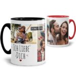 Bild von   tasse mit fotocollage ich lijpg | Individuelle 🎁 persönliche 🎁 personalisierte Geschenke bedruckt ▪ bestickt ▪ graviert