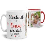 Bild von   tasse mit fotocollage und sprujpg | Individuelle 🎁 persönliche 🎁 personalisierte Geschenke bedruckt ▪ bestickt ▪ graviert