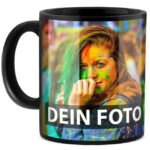 Bild von   schwarze fototasse selbst gestjpg | Individuelle 🎁 persönliche 🎁 personalisierte Geschenke bedruckt ▪ bestickt ▪ graviert