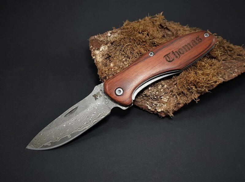 Bild von   damaszener taschenmesser pjpg | Individuelle 🎁 persönliche 🎁 personalisierte Geschenke bedruckt ▪ bestickt ▪ graviert